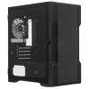 Компьютерный корпус 1STPLAYER TRILOBITE T3-G Black/mATX, TG/4x 120мм LED fans inc./T3-G-BK-4F1