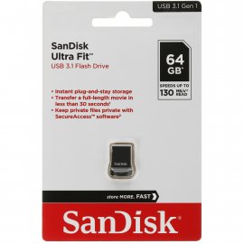 Флешка USB 32Gb SanDisk CZ410 Ultra Shift, USB 3.0, черный