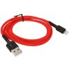 Кабель USB Defender F181 Lightning 1м, 2.4А, нейлон, пакет 1