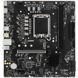 Материнская плата Biostar H610MS, LGA 1700, Intel H610, 2xDDR4, 4xSATA, 1xM.2, 1xPCIe 4.0 x16, 1xPCIe x1, 1xHDMI, 1xDP, 1x 1Gb LAN, 1xUSB-A 3.2 Gen 1, 4xUSB-A 2.0, 3x3.5 мм, 7.1, mATX