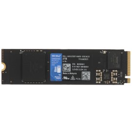 Накопитель SSD WD Blue SN5000 WDS200T4B0E, 2Tb, PCIe 4.0 x4, M.2 2280, NVMe, R/W 5150/4850
