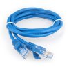 Патч-корд CCA light UTP Гарнизон PC-UTP-5e-2-B cat.5e, 2м, литой, многожильный синий
