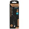 Кабель GoPower Type-C (m)-microUSB-B (m) 0.5м ПВХ черный Premium Zip-Lock c подвесом (1/200)