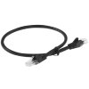Патч-корд литой AOpen ANP612B-BK-0.5M (7/0.20) UTP кат.6 черный 0,5m