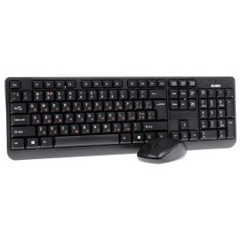 Комплект клавиатура + мышь Acer OMW141 клав:черный мышь:черный USB