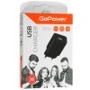Сетевое зарядное устройство GoPower GP1U 1USB 2.4A 12W черный (1/120/480)