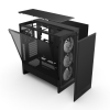 Компьютерный корпус без блока питания Case NZXT H5 Flow RGb, Midi-Tower, TG, 3x120мм RGb + 1x120мм, 1xUSB-A 3.2 + 1xUSB-C 3.2, E-ATX, ATX, mATX, mITX черный
