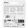 Флешка USB Netac U182 (NT03U182N-256G-32RE), 256Gb, USB 3.0, R/W 70/30, черный/красный