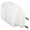 Сетевое зарядное устройство Qumo Energy light (Charger 0052) PD 20W, 2USB, Type-C + QC3.0, белый