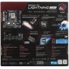 Материнская плата ASRock B650M PG Lightning, AM5, AMD B650, 4xDDR5, 4xSATA, 3xM.2, 1xPCIe 3.0 x16, 1xPCIe 4.0 x16, DisplayPort, HDMI, 1x2.5Gb LAN, USB Type-C, 3x3.5 мм, 7.1, microATX