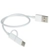 USB-кабель Xiaomi Mi 2-in-1 USB Cable Micro-USB to Type-C (30cm)