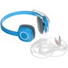 Наушники с микрофоном Logitech H150 синий/белый 1.8м накладные оголовье (981-000454)