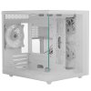 Компьютерный корпус DEFENDER NovaCube белый,mATX,3fan,switch&M/BSynс
