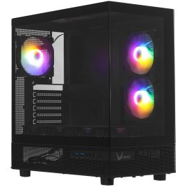 Корпус DeepCool CG530U 4F Black, Midi-Tower, чёрный, 4 x 120 мм