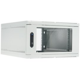 Шкаф телекоммуникационный настенный разборный 6U (600 x 650) дверь стекло