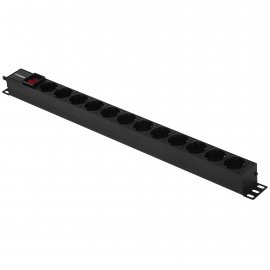Органайзер TWT (TWT-ORG1U-5V) 19" 1U 5 колец
