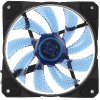 Вентилятор для корпуса Digma DFAN-LED-BLUE черный, 120 мм, 1200 об/мин, 23 дБ, 4 pin