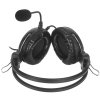 Наушники с микрофоном A4Tech HU-30 черный 2м накладные USB оголовье