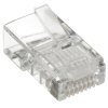 Коннектор RJ-45 (8P8C) LC-PTU-01/10 вилка универсальная. кат.5e. со сквозным отверстием(10 шт.)