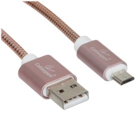 Кабель USB3.2 Gen2, AM->CM, 10Gbs, All Shell 2м VCOM CU401M-2M