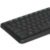 Комплект клавиатура+мышь Logitech MK235 беспроводной, USB, 1000 DPI, серый