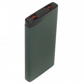 Портативный аккумулятор OLMIO QL-10, 10000mAh, 22.5W, QuickCharge3.0/PowerDelivery, LCD, серый