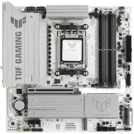 Материнская плата ASUS B850 MAX GAMING WIFI W, AM5, AMD B850, 4xDDR5, 4xSATA, 3xM.2, 1xPCIe 5.0 x16, 1xPCIe 4.0 x4, 2xPCIe 3.0 x1, 1xDisplayPort, 1xHDMI, 1x2.5Gb LAN, Wi-Fi 6E, Bluetooth 5.3, 1xUSB-C 10Gbps, 3xUSB-A 10Gbps, 2xUSB-A 5Gbps, 2xUSB-A 2.0, 3x3