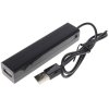 Разветвитель USB на 7 портов черный Rexant