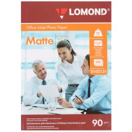 Фотобумага Lomond односторонняя матовая, 180г/м2, A6 (10X15)/600л. для струйной печати (технол.уп).