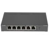 Коммутатор TP-Link 4-port 10/100Mbps Unmanaged PoE+ Switch with 2 10/100Mbps uplink ports, meta case, desktop mount, 4 802.3af/at compliant PoE+ port, 2 10/100Mbps uplink ports, DIP switches for Extend mode, Isolation mode and Priority mode, up to 250m Po