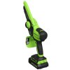Цепная мини пила GreenWorks G24MCS10K2 аккумуляторная, 24v, 10 см, c АКБ 2АЧ и ЗУ (2008207UA)