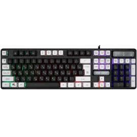 Клавиатура проводная Oklick K953X (1901086) проводная, USB, черный/серый