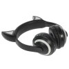 Беспроводные/проводные наушники QUMO Party Cat BT 0027 бежево-розовый, накладные, Bluetooth + проводной, кошачьи ушки, до 7 ч