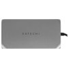 USB-хаб Satechi 6-in-1 USB-C Slim Multiport Adapter (Type-C, HDMI, 2x Type-A, SD, microSD), до 75 Вт, Черный Док-станция ST-P6SK