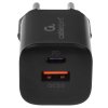 Сетевое зарядное устройство Cablexpert 20Вт, 3А, QC3.0/PD, 1xUSB, 1xType-C, черный, пакет
