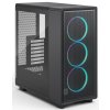 Корпус Fractal Design Epoch Black TG RGB Light Tint, Midi-Tower, чёрный, 3 x 120 мм