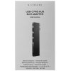 USB-хаб Satechi 6-in-1 USB-C Slim Multiport Adapter (Type-C, HDMI, 2x Type-A, SD, microSD), до 75 Вт, Серый Док-станция ST-P6SM