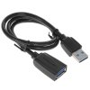 Кабель-удлинитель Vention USB 3.0 AM/AF - 0.5м Black Edition VAS-A45-B050