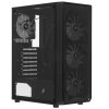 Компьютерный корпус 1STPLAYER FD3 Black/ATX/4x120мм LED fans inc./FD3-BK-4F1