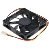 Вентилятор для корпуса Gembird D8015SM-3 черный, 80 мм, 2600 об/мин, 27 дБ, 3 pin