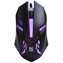 Мышь проводная Qumo Practic Office M90 черный, 1000 dpi, USB, кнопки - 3