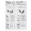 Кронштейн LE'STER LST-101.05 ТВ 10"- 32" vesa 100x100, черный, 2 колена