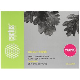 Картридж лазерный Cactus CS-CLT-Y609S желтый (7000 стр.) для Samsung CLP 770/770ND/775/775ND