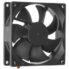 Кулер для процессора Crown CM-S1250TPWM v2 серебристый/черный, 95 мм, алюминий, 2000 об/мин, 28.7 дБ, 4 pin, 125 Вт, 53 мм