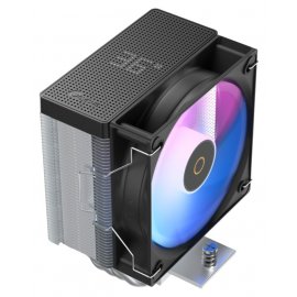 Кулер для процессора Ocypus Gamma A40 BK ARGB Digital, 100мм ARGB FAN, Top Display Panel, 4 HEAT PIPES, 4-PIN PWM, 600-2400 RPM, 29.5DBA, HYDRO BEARING, LGA115X/1200/1700/18XX, AM4/AM5