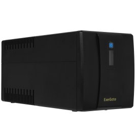 Источник бесперебойного питания ExeGate Power Back BNB-650.LED.AVR.EURO.RJ.USB 650VA/360W, LED, AVR,2 евророзетки, RJ45/11, USB, черный