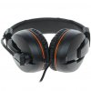 Гарнитура Gembird MHS-G100 чернцый/оранжевый, проводная