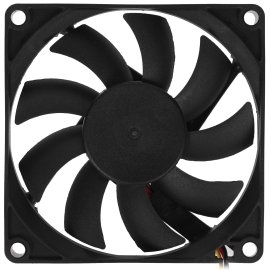 Вентилятор для корпуса ExeGate EX08025HM черный, 80 мм, 2000 об/мин, 19 дБ
