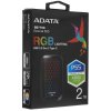 Внешний SSD ADATA SE770G, 2TB, USB 3.2 Gen 2 Type-C, R/W 1000/800, черный