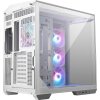 Компьютерный корпус MSI MAG Pano 100R PZ WHITE, Mid Tower, ATX, 2xUSB 3.2 Gen 1, 1xUSB 3.2 Gen2 Type-C, 3x120мм ARGb Reverse Blade Fan, 1x120мм ARGb Fan, ARGb+PWM Control Board,Tempered Glass Window, Brown Box